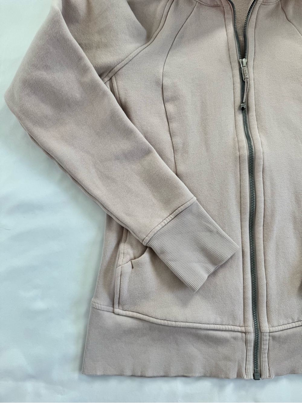 lululemon athletica Light Taupe Hooded Full-Zip Jacket - Picture 3 of 6